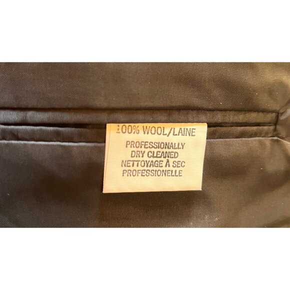 Ermenegildo Zegna  Mens Black Wool Blazer 42R  Purdue University, woven in Italy - Picture 5 of 16